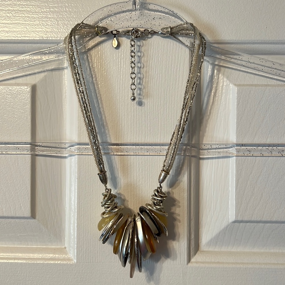 Chico’s Silver Statement Necklace ✨
